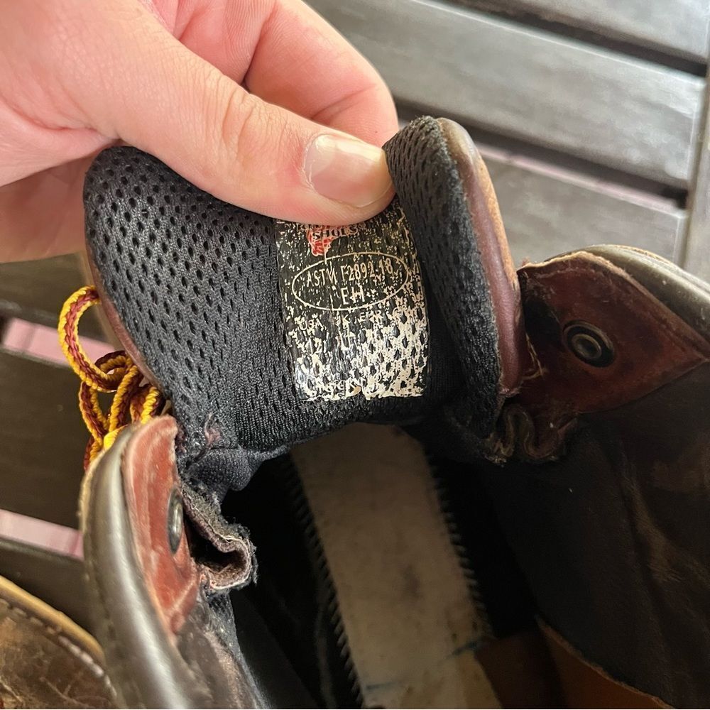 Red Wing Shoes Waterproof Moc Toe Wedge Sole Boots (11) 🇺🇸 - Picture 2 of 7